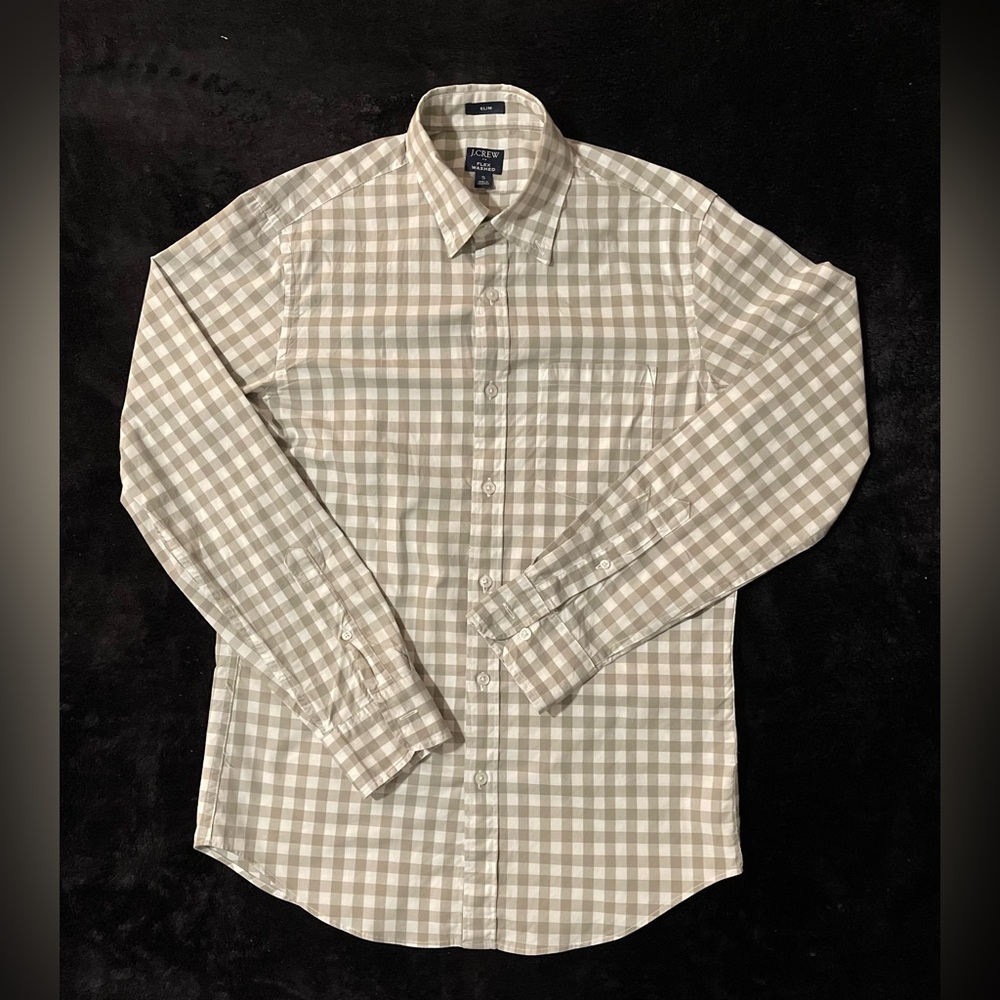 J.Crew men’s long sleeve Slim shirt (SKU488)